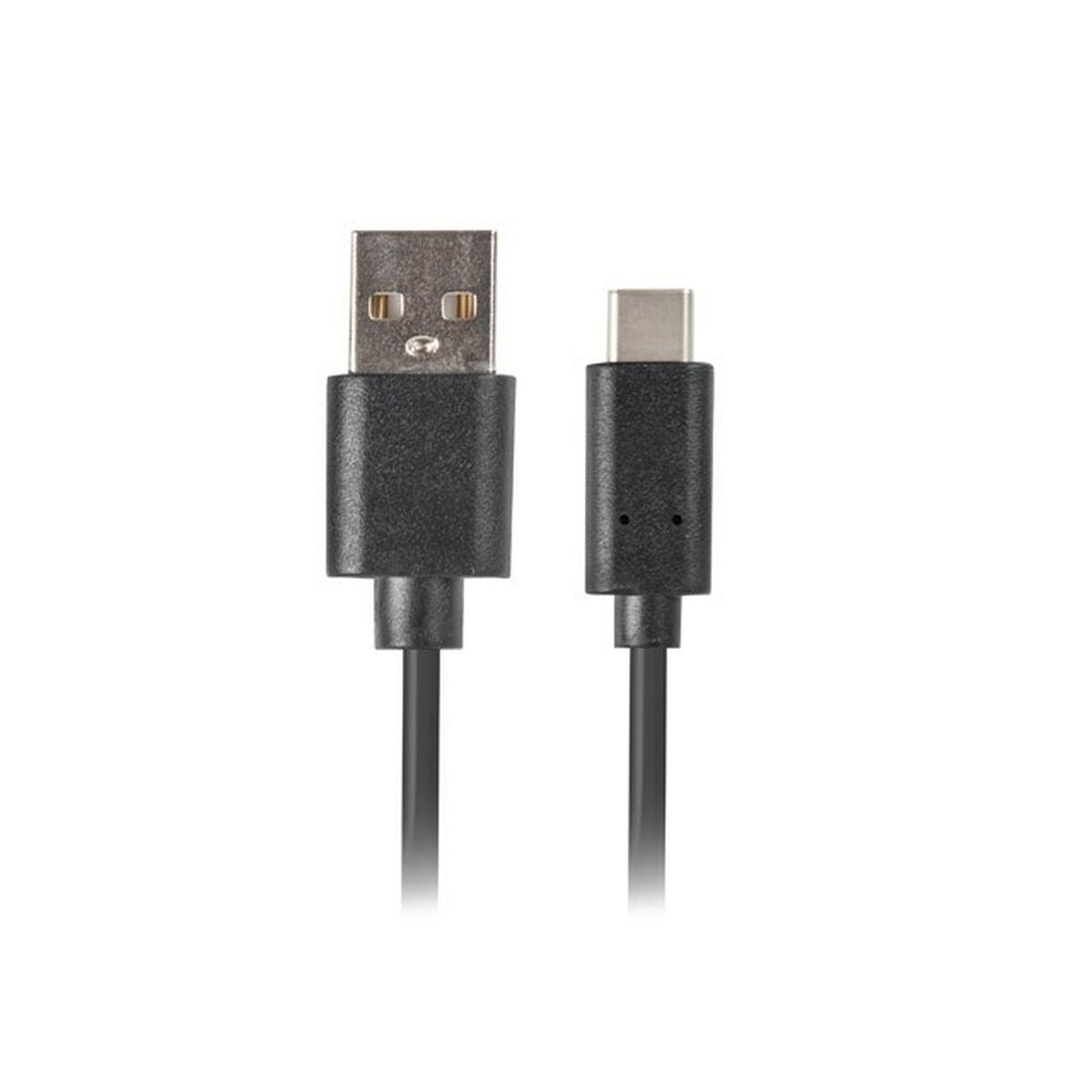 USB A till USB-C Kabel Lanberg CA-USBO-20CU-0010-BK Svart 1 m - 2