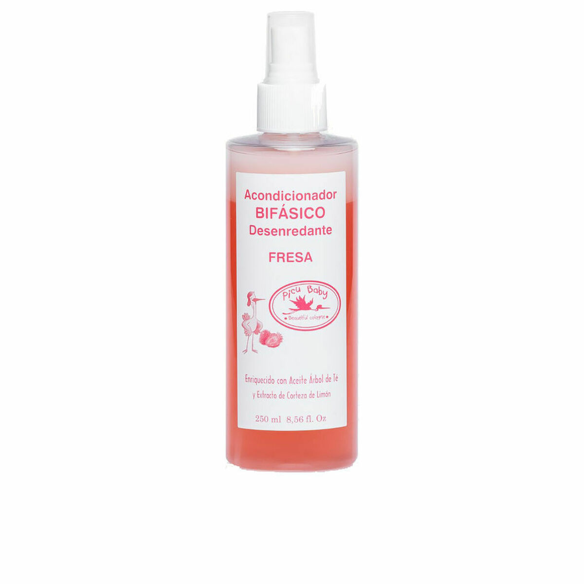 Bifasisk balsam Picu Baby Bifásico 250 ml Detangler Jordgubbe