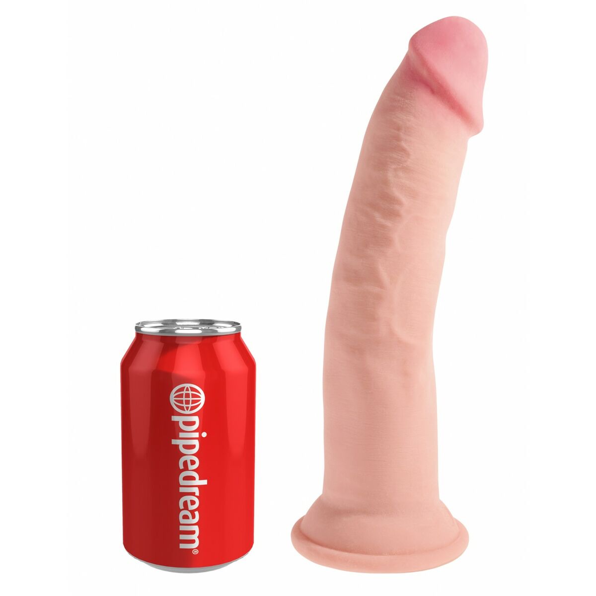 Dildo Pipedream King Cock Plus Naturell - 4