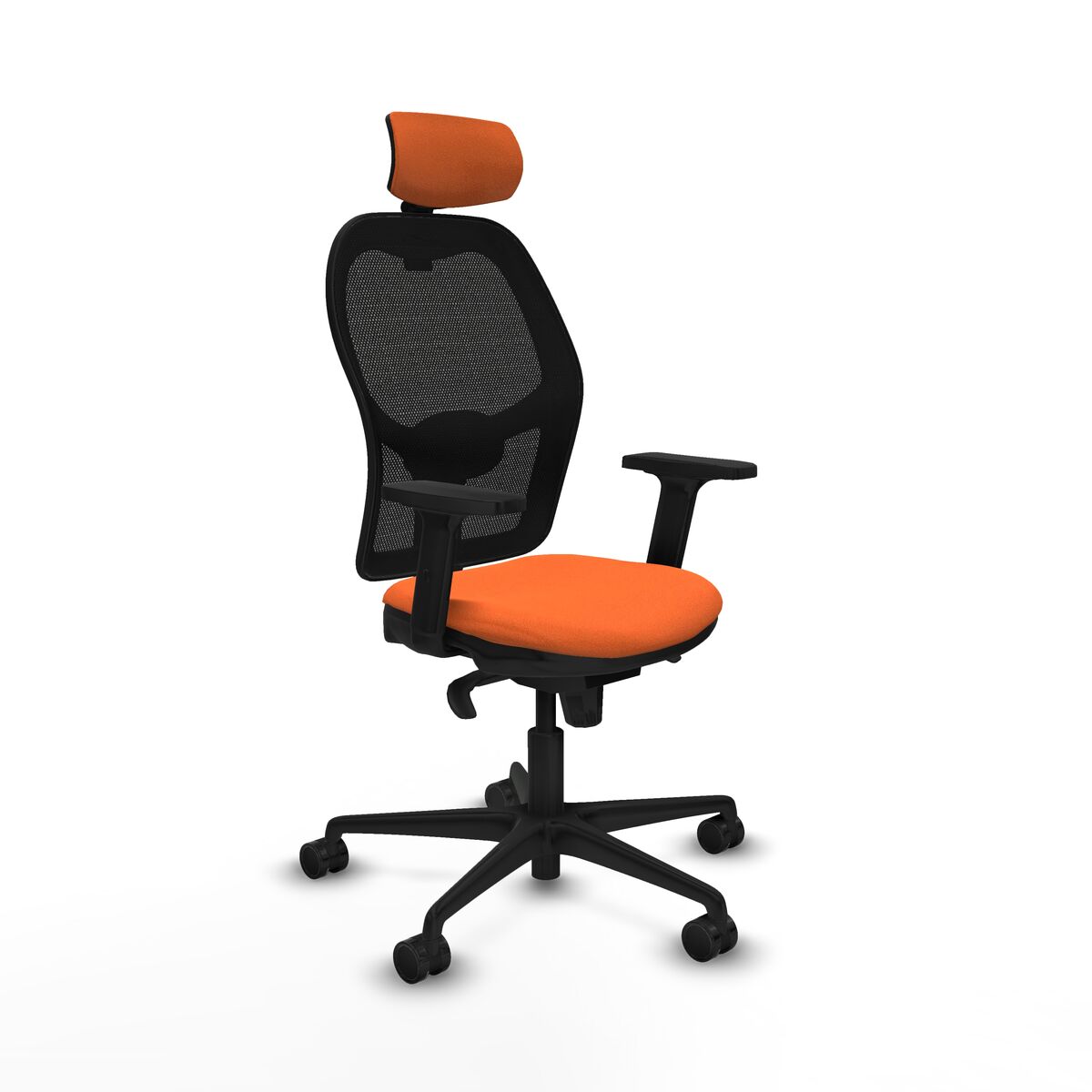 Kontorsstol med nackstöd Jorquera Piqueras y Crespo 2D036N2 Orange