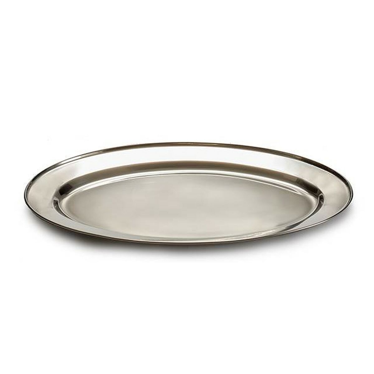 Bricka Kinvara Silvrig Silver Rostfritt stål 30 x 2 x 20 cm (24 antal) - 2