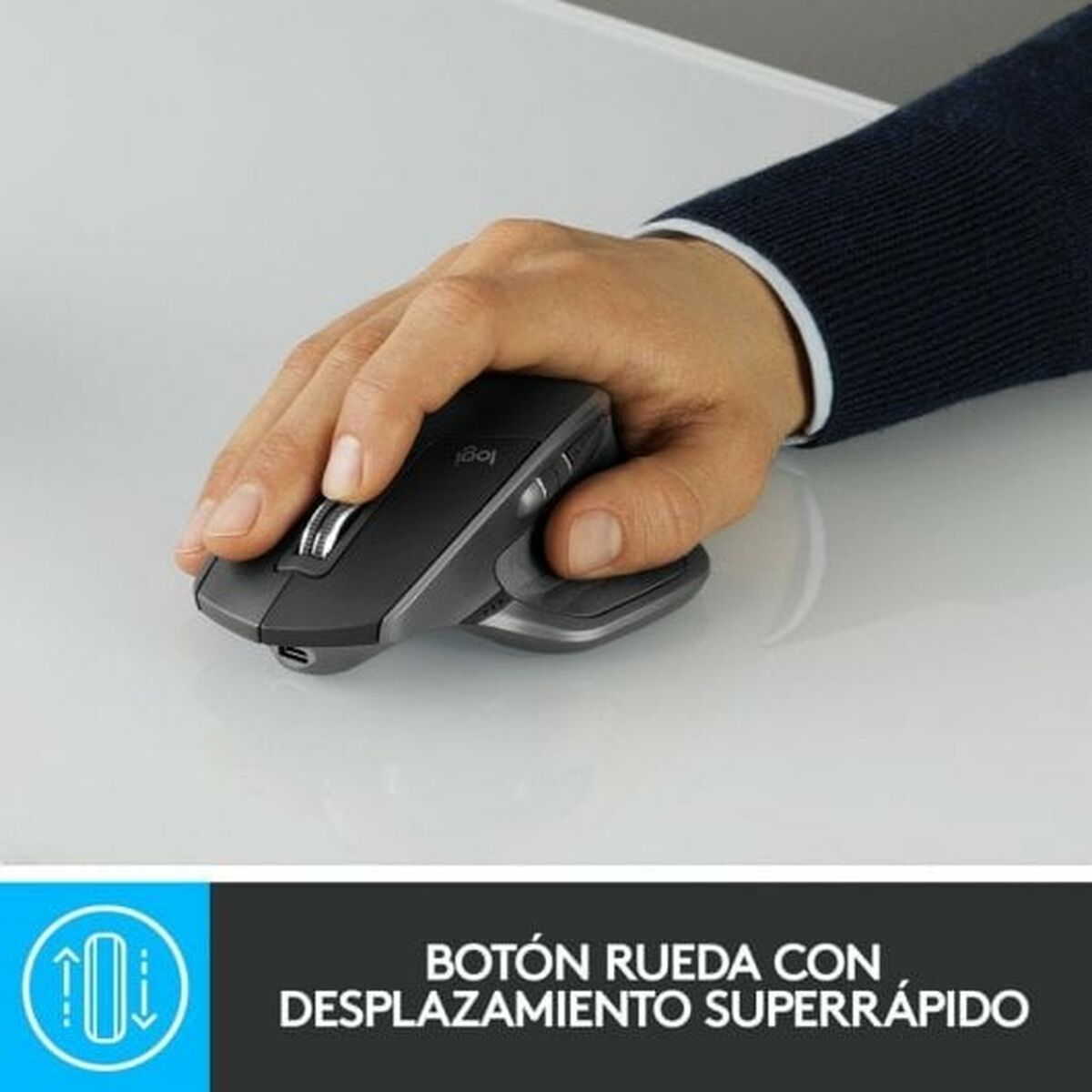 Mus Logitech MX Master 2S Grå - 7