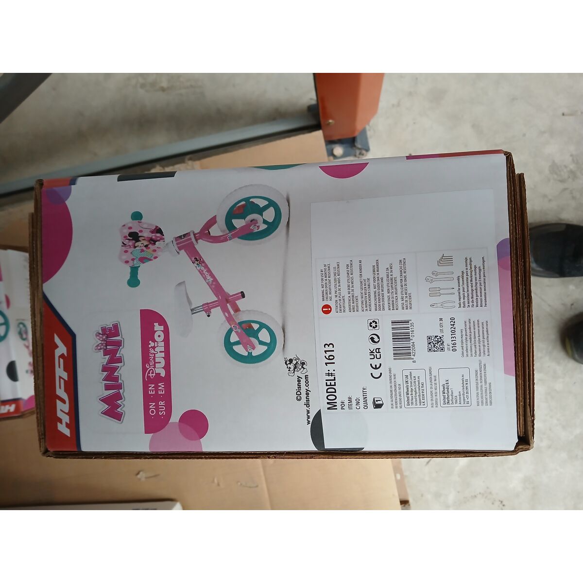 Barncykel Minnie Mouse   10" Utan pedaler Rosa - 3