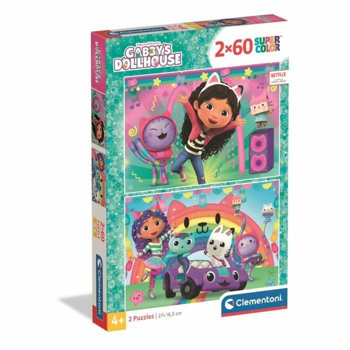 Pussel Clementoni Gabby's Dollhouse 120 Delar