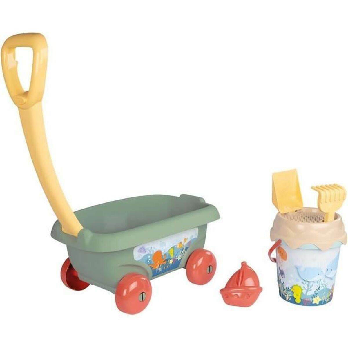 Strandleksaker set Smoby Grön