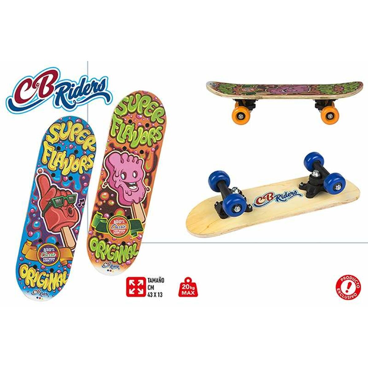 Skateboard Super Flavors Original Barn - 3