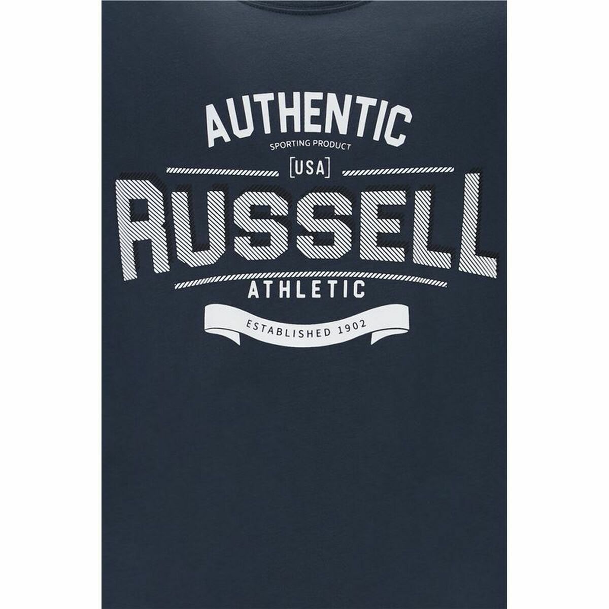 T-shirt med kortärm Herr Russell Athletic Ara Mörkblå - 3