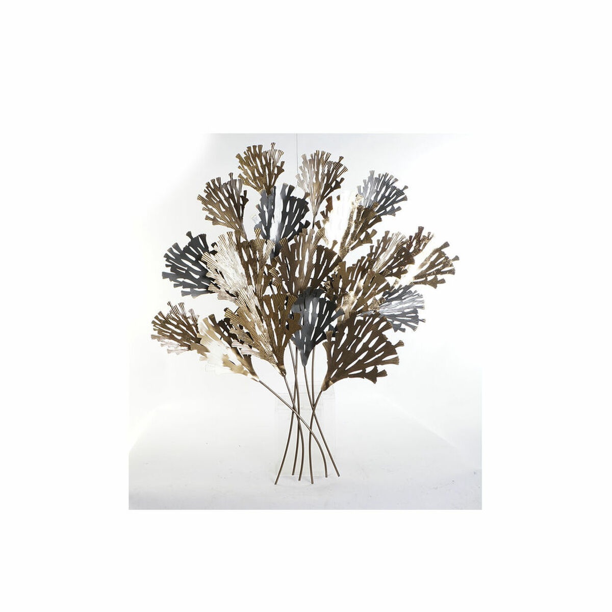 Väggdekoration DKD Home Decor Gyllene Metall Ljust kopparfärgat (108 x 10 x 117.5 cm) - 6