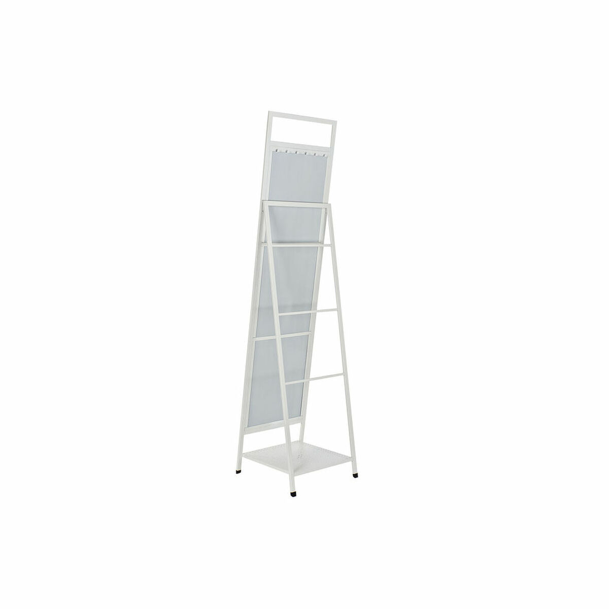 Fristående spegel DKD Home Decor Vit Metall Speglar Rektangulär 30 x 40 cm 39 x 40 x 160 cm - 3