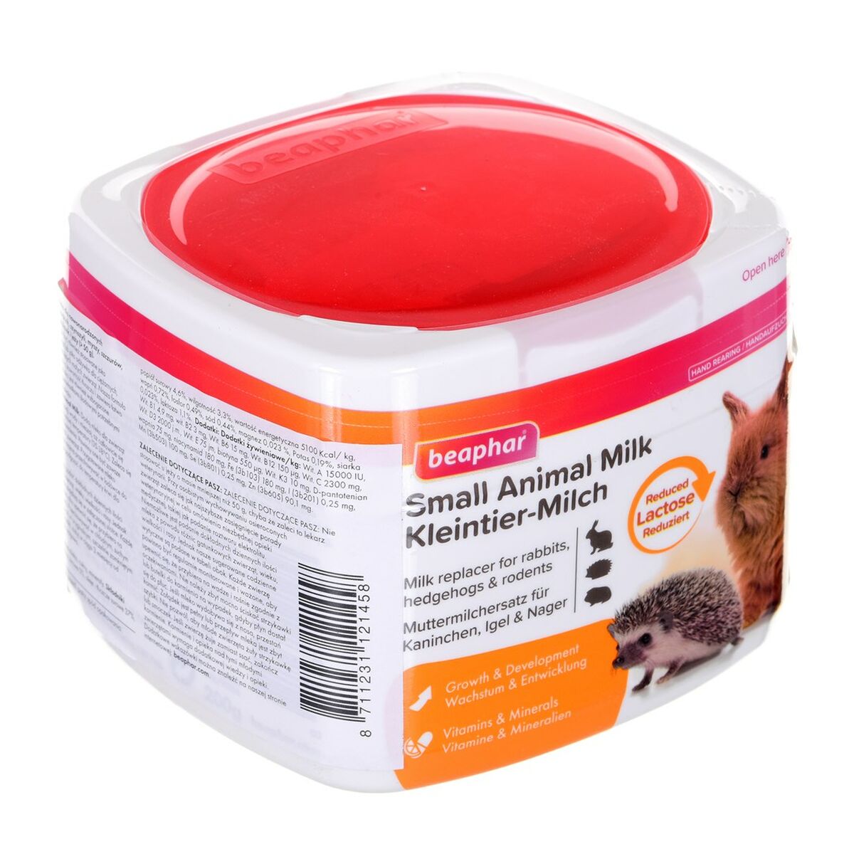 Mjölkpulver Beaphar                                 Fåglar Chinchilla Marsvin Kanin Hamster Råtta Mus 200 g