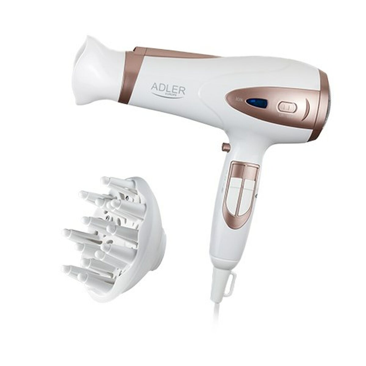 Hårtork Adler AD 2248 Vit Brons 2400 W - 2