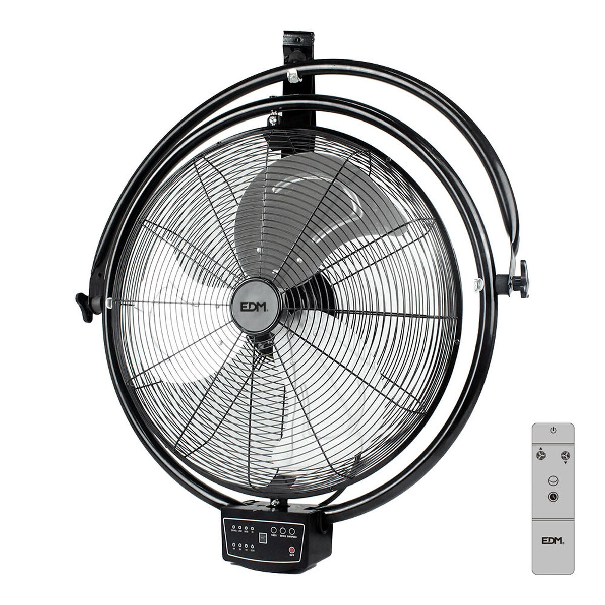 Väggfläkt EDM 33520 Svart 120 W industriell Tak