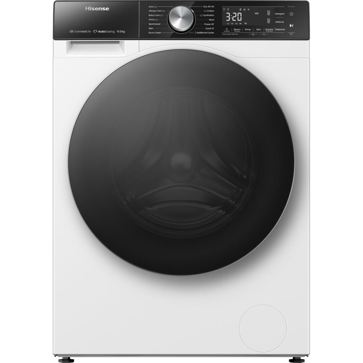 Tvättmaskin Hisense WF5S1045BW 59,5 cm 1400 rpm 10,5 kg