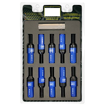Skruvsats OMP OMPS09981407 28 mm Blå M14 x 1,50
