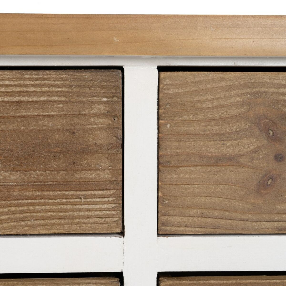 Byrå Vit Beige Järn Granträ 94 x 35 x 108 cm - 3