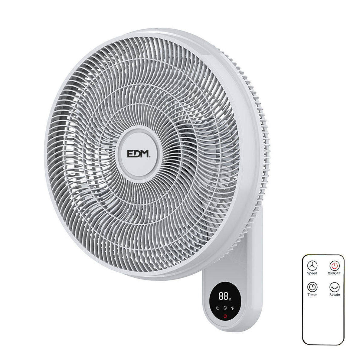 Väggfläkt EDM Vit 50 W