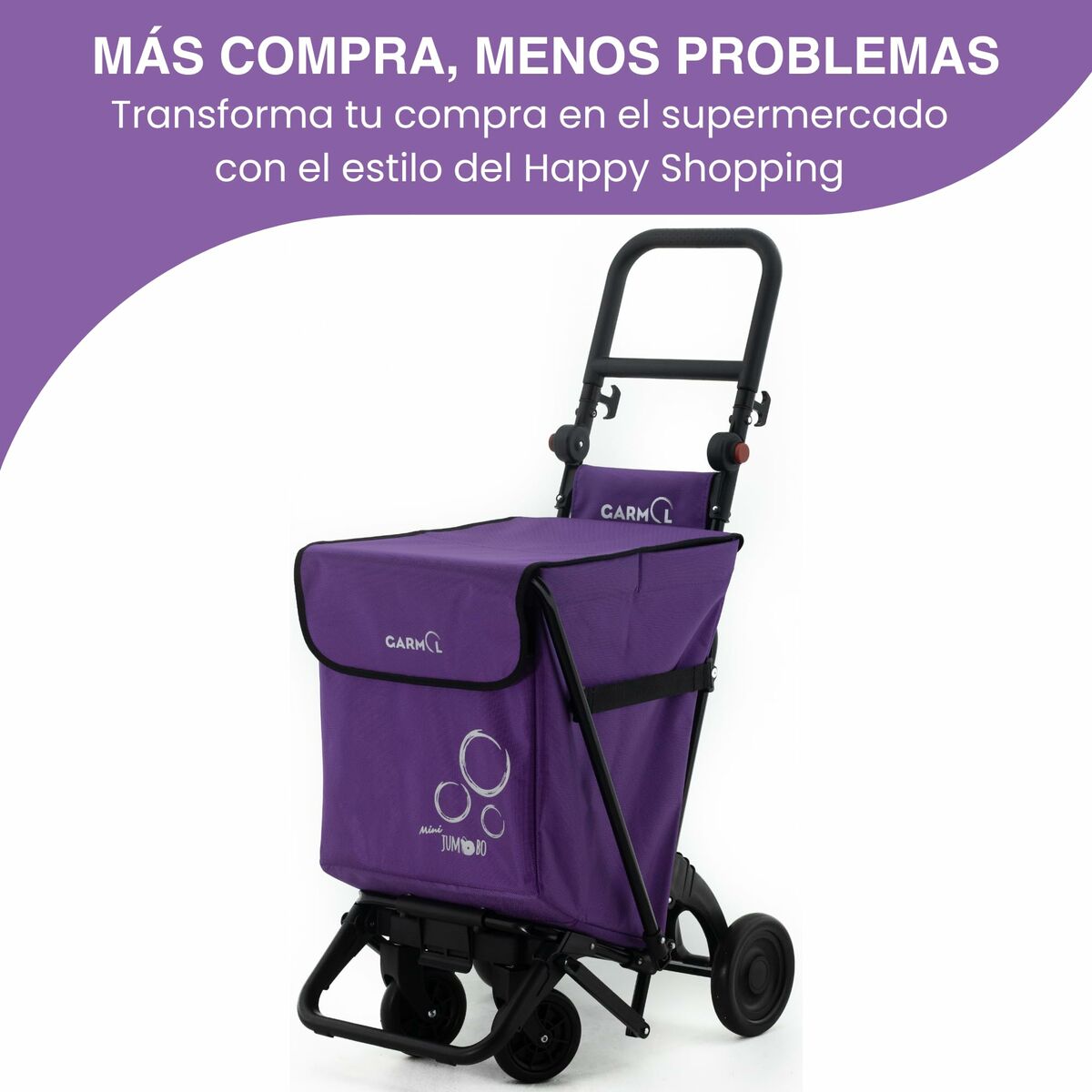 Kundvagn Garmol MINIJUMBO TRA Violett 44 L - 2