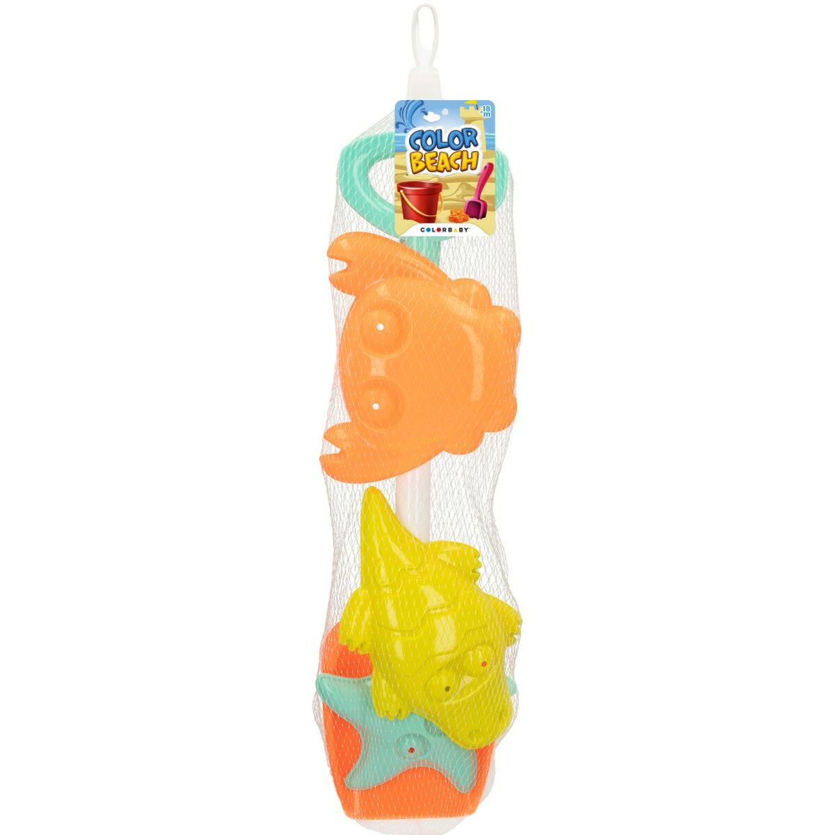Strandleksaker set Colorbaby 4 Delar polypropen (12 antal) - 10