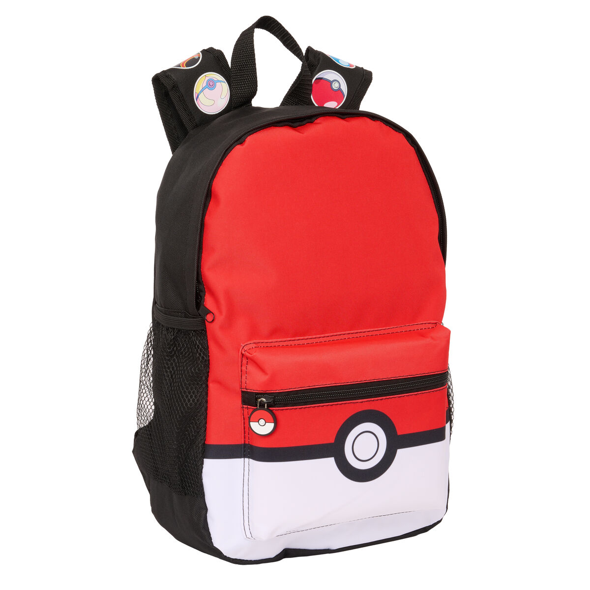 Skolryggsäck Pokémon Svart Röd 28 x 40 x 12 cm