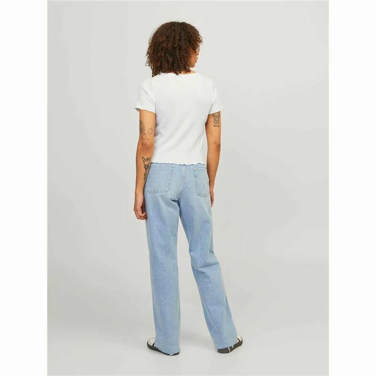 T-shirt med kortärm Dam Jack & Jones Jxlucinda Str Ss  Vit - 2