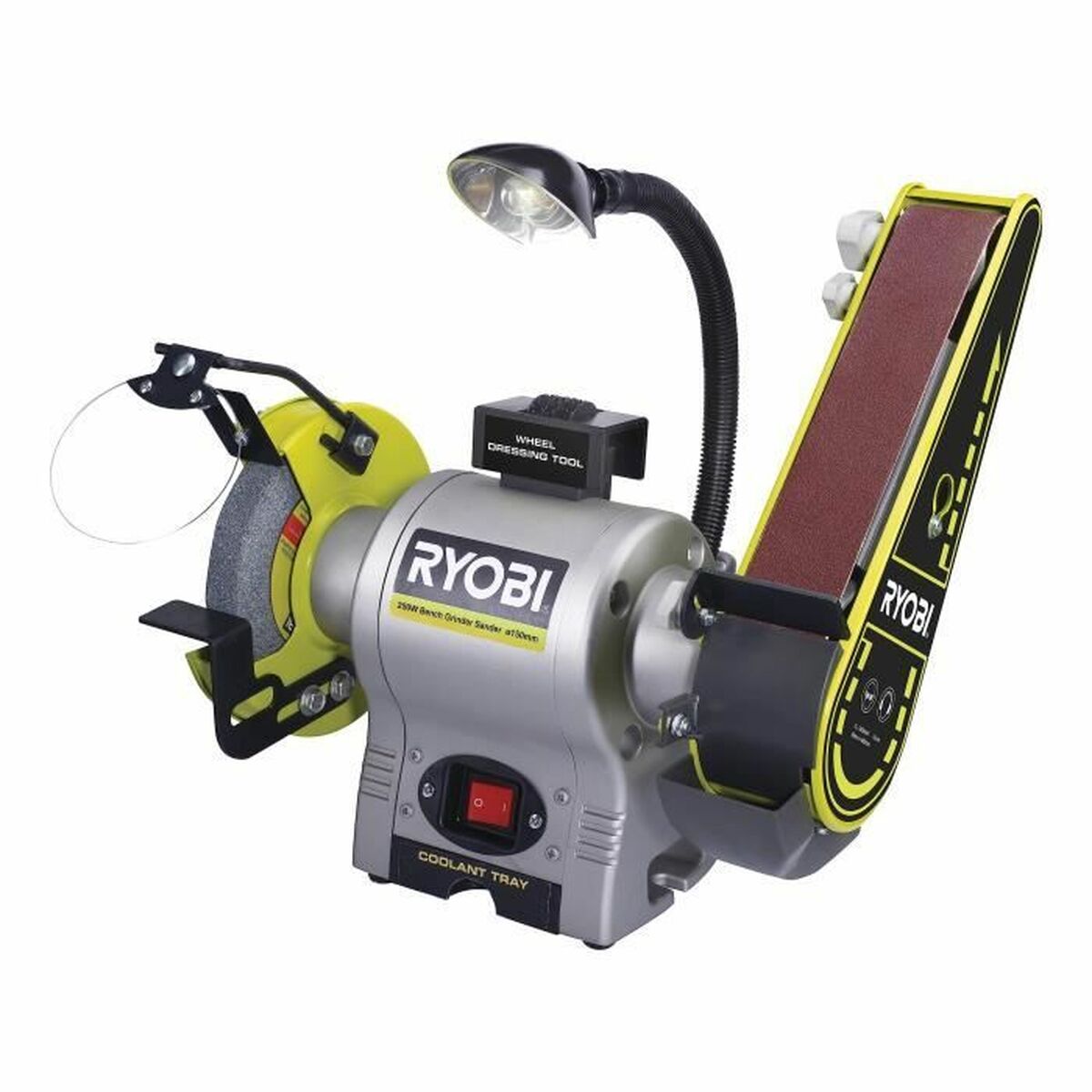 Kombinerad band- och skivslipare Ryobi RBGL250G 250 W - 2