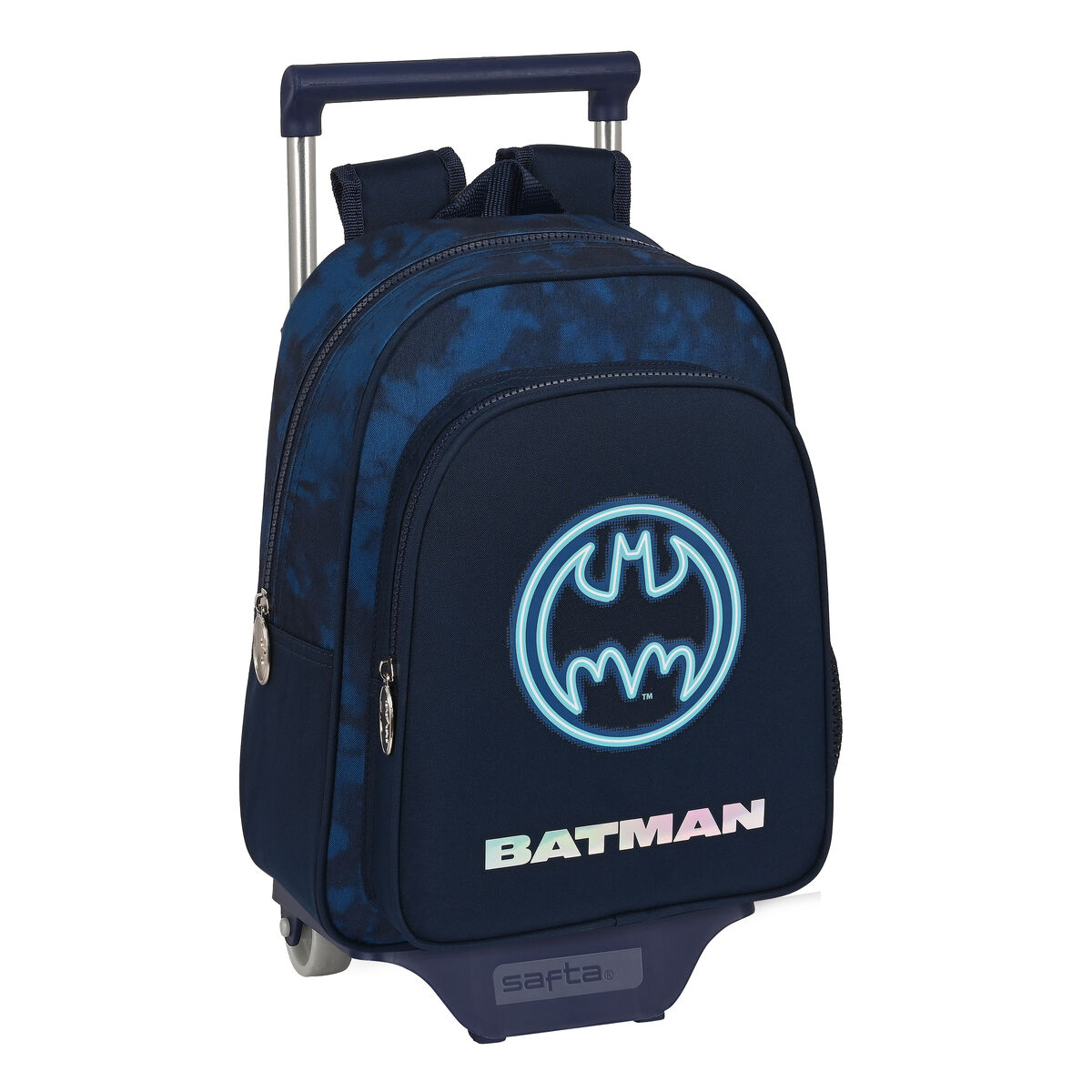 Skolväska med hjul Batman Legendary Marinblå 27 x 33 x 10 cm