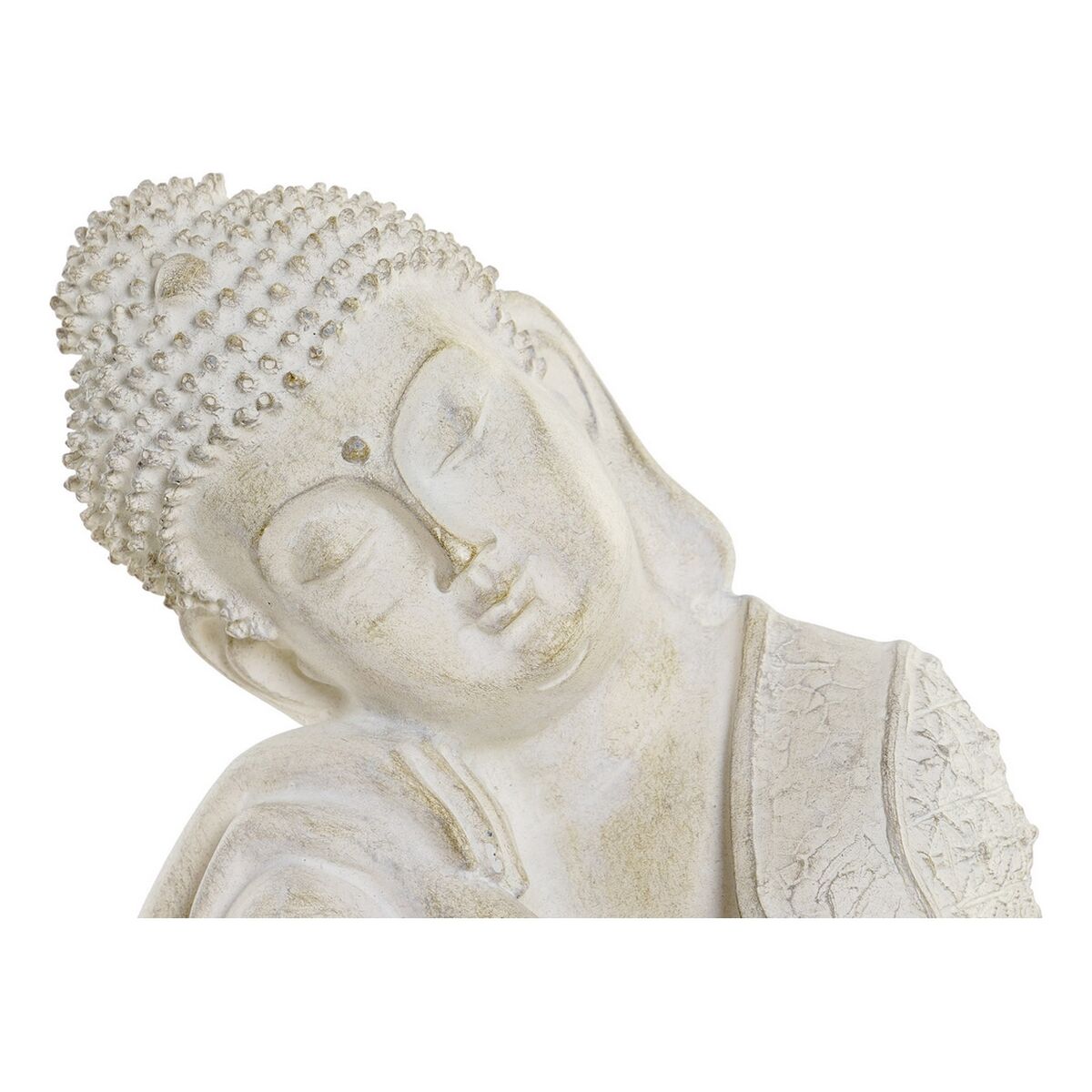 Prydnadsfigur DKD Home Decor Grå Buddha Harts (17 x 17 x 26 cm) - 2