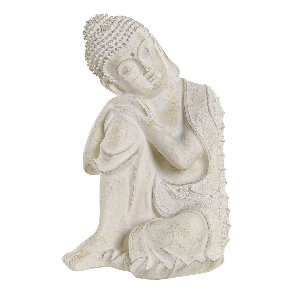 Prydnadsfigur DKD Home Decor Grå Buddha Harts (17 x 17 x 26 cm) - 5