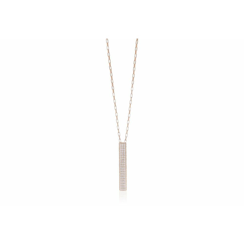 Damhalsband Sif Jakobs P10766-CZ-RG 45 cm