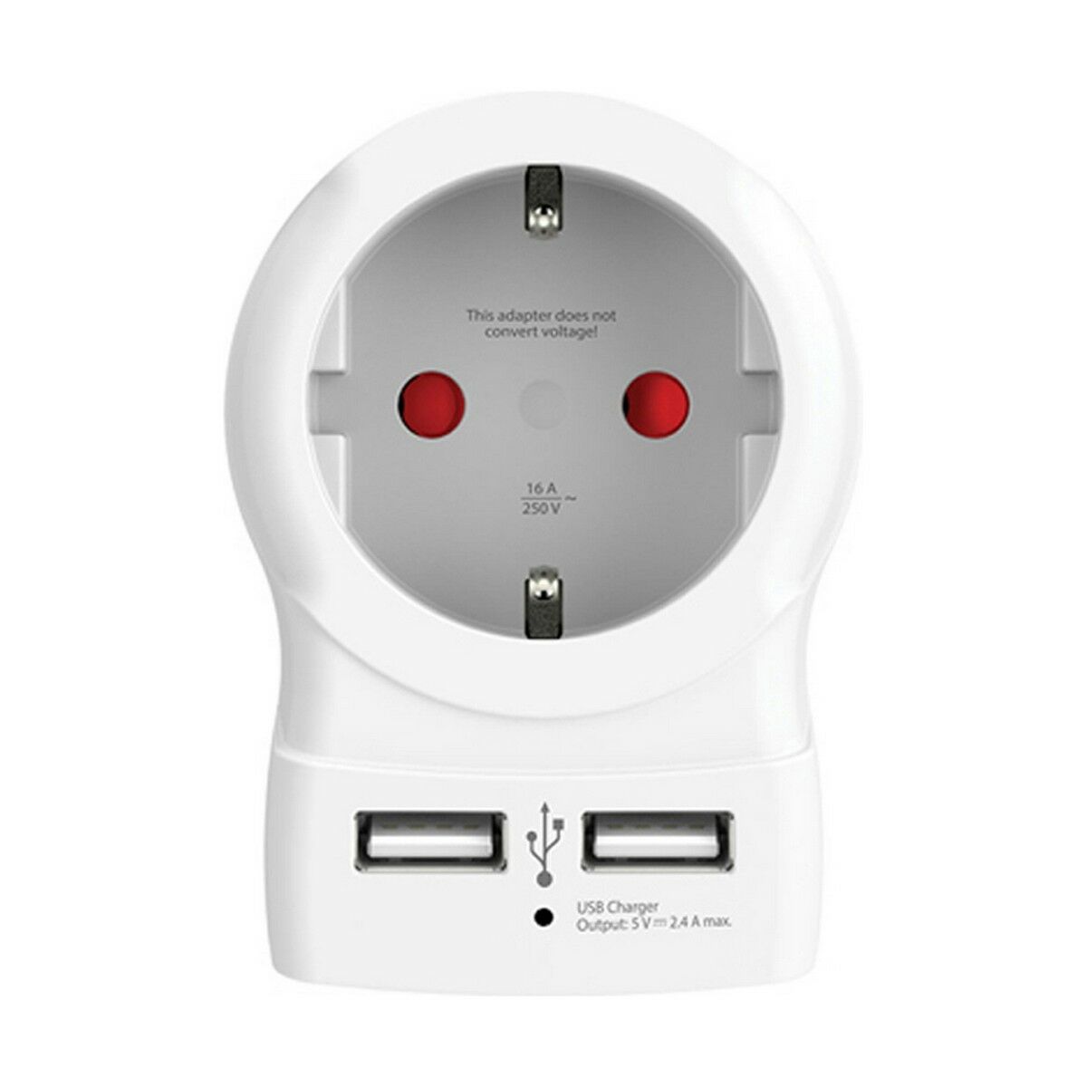 Plug Adapter Skross 1500282 USB x 2 Europeisk 2,4 A