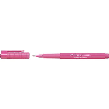 Permanent markörpenna Faber-Castell Broadpen Pastel Rosa (10 antal)