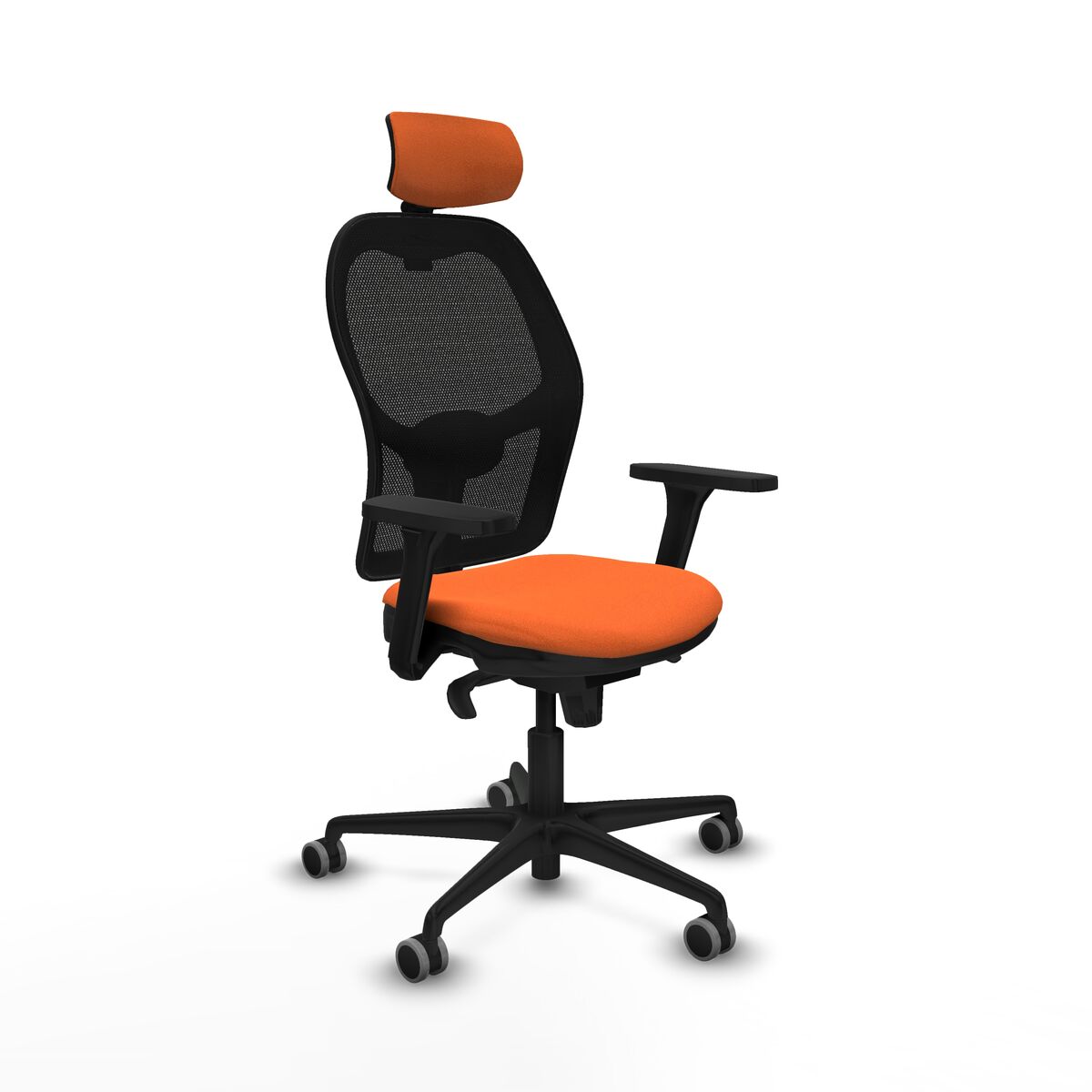 Kontorsstol med nackstöd Jorquera Piqueras y Crespo 3D036G2 Orange