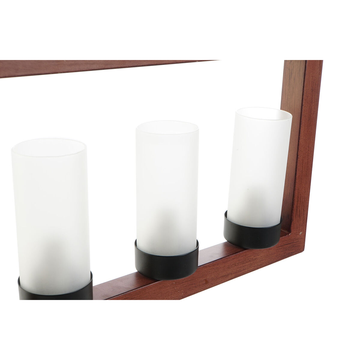 Taklampa DKD Home Decor Brun Aluminium Glas (52 x 6 x 26 cm) - 6