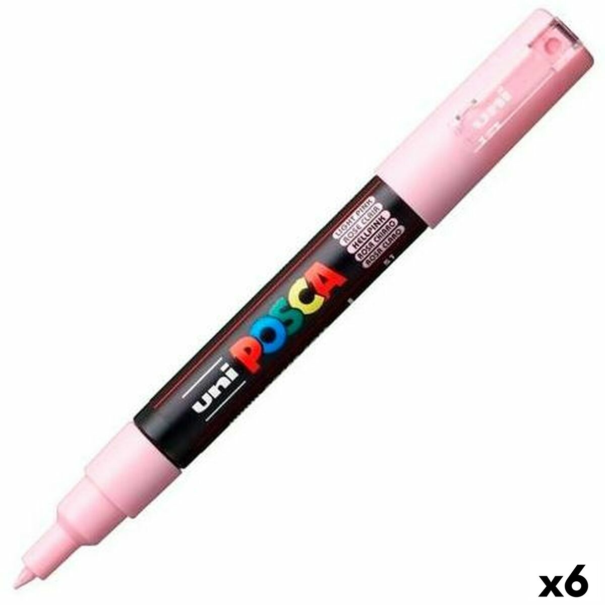 Spritpenna POSCA PC-1M Ljusrosa (6 antal)