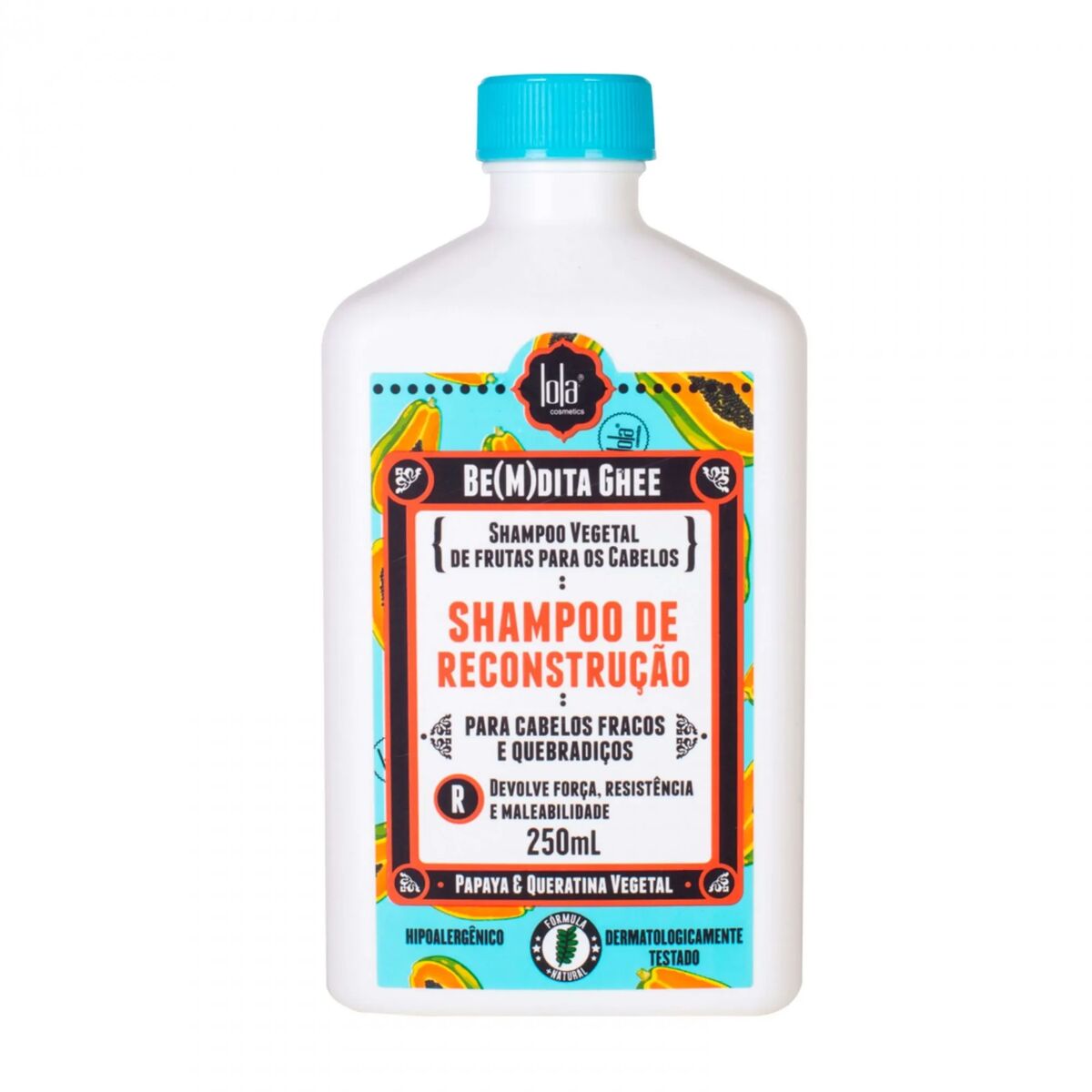Stärkande schampo Lola Cosmetics Lola Be(M)Dita Ghee Papaya Reconstruction 250 ml