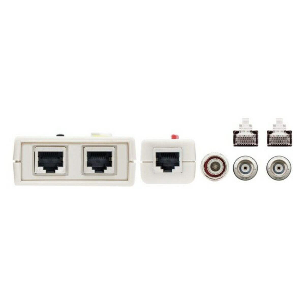 Nätkabel UTP Styv Kategori 6 RJ11/RJ12/RJ45, coaxial NANOCABLE 10.31.0303 Vit/Svart - 2