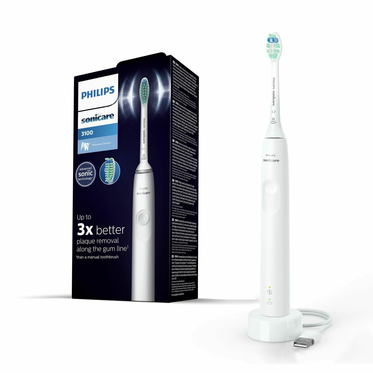 Elektrisk Tandborste Philips HX3671/13 Vit - 2