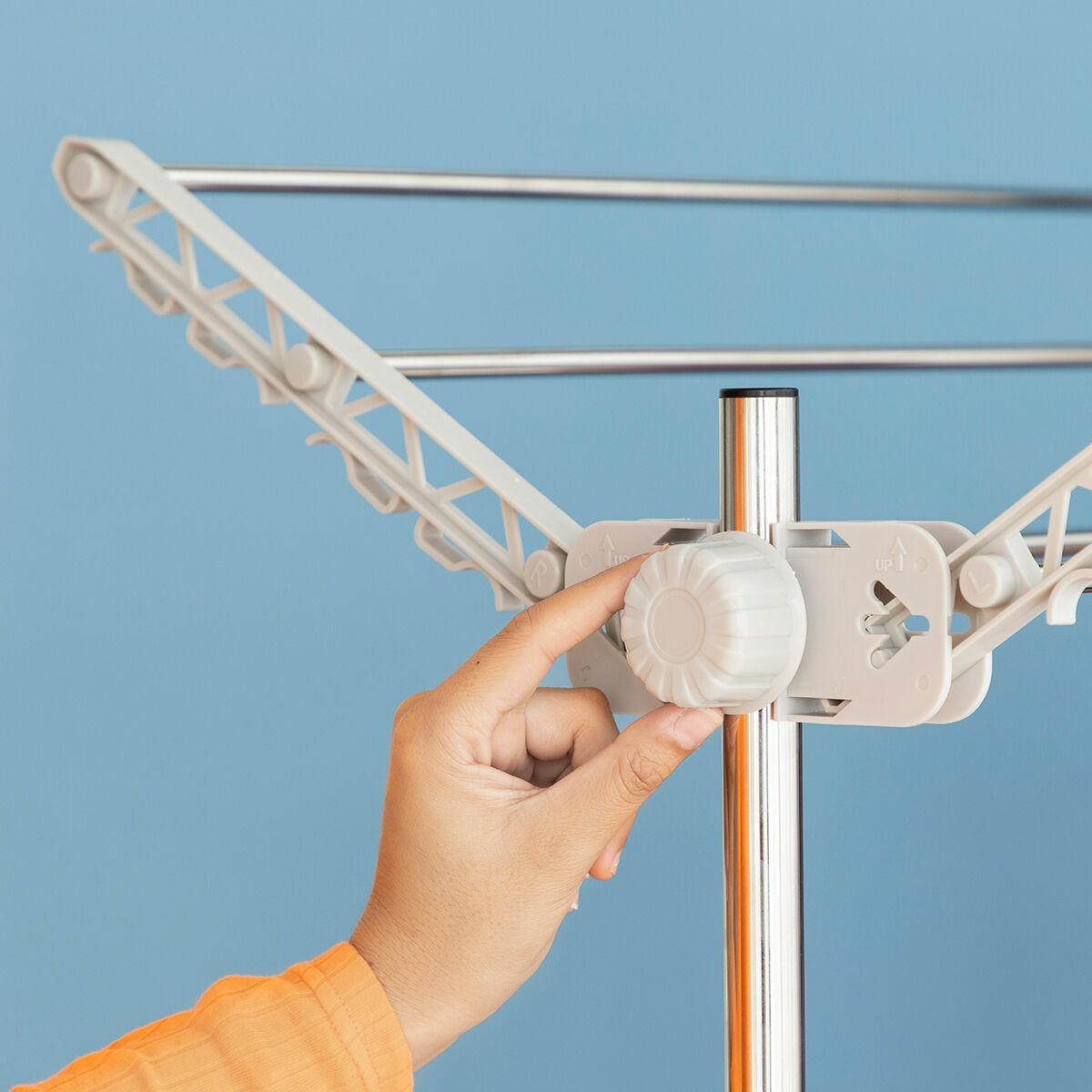Vikbart elektriskt torkställ med naturligt luftflöde Dryllon InnovaGoods 12 stänger 24 W (Renoverade B) - 8