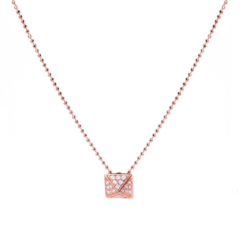 Damhalsband Sif Jakobs P1851-CZ-RG 23 cm