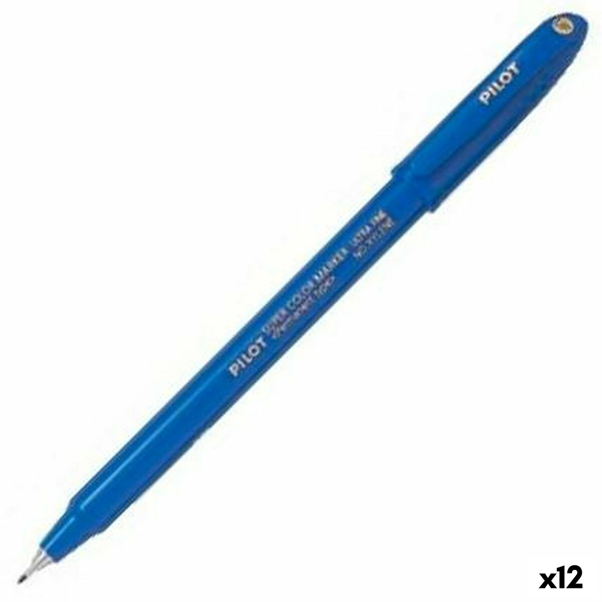 Permanent markörpenna Pilot  SCA-UF Blå 0,4 mm (12 antal) - 6