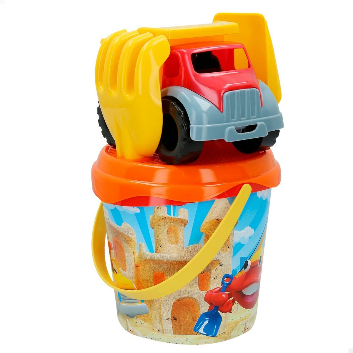 Strandleksaker set Colorbaby Ø 18 cm polypropen (16 antal) - 5