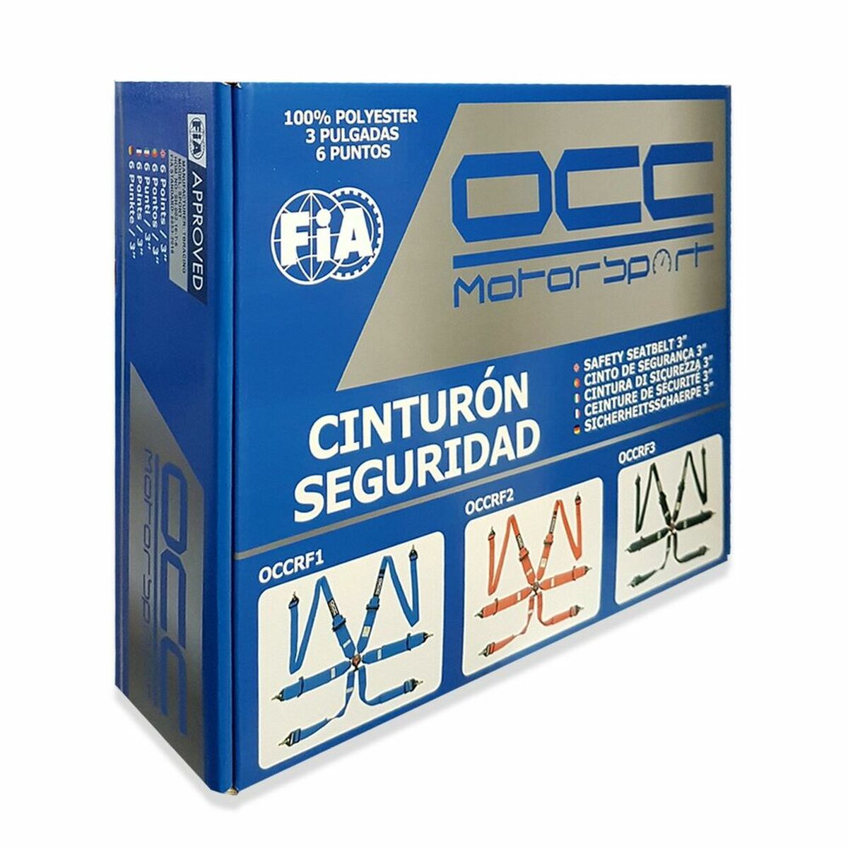 Harness with 6 fastening points OCC Motorsport Rosa - 2