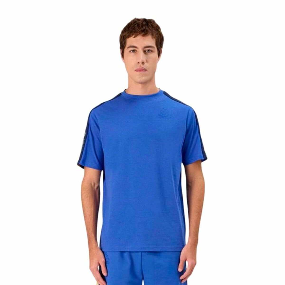 T-shirt med kortärm Herr Kappa Gramio Marinblå