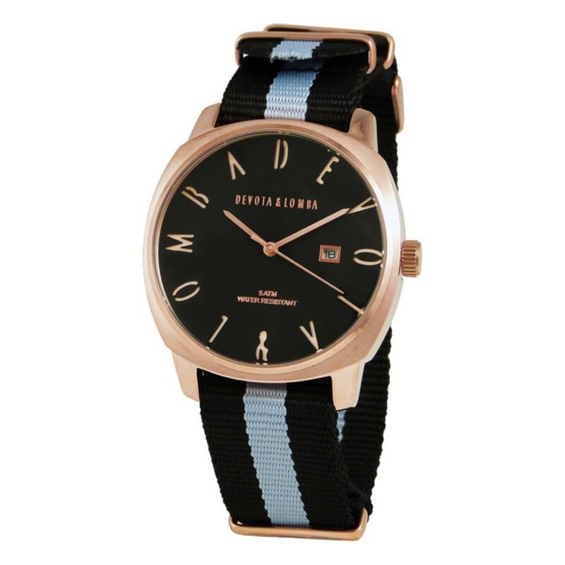 Herrklocka Devota & Lomba DL008MSPBK-GR Rosa (Ø 42 mm) - 6