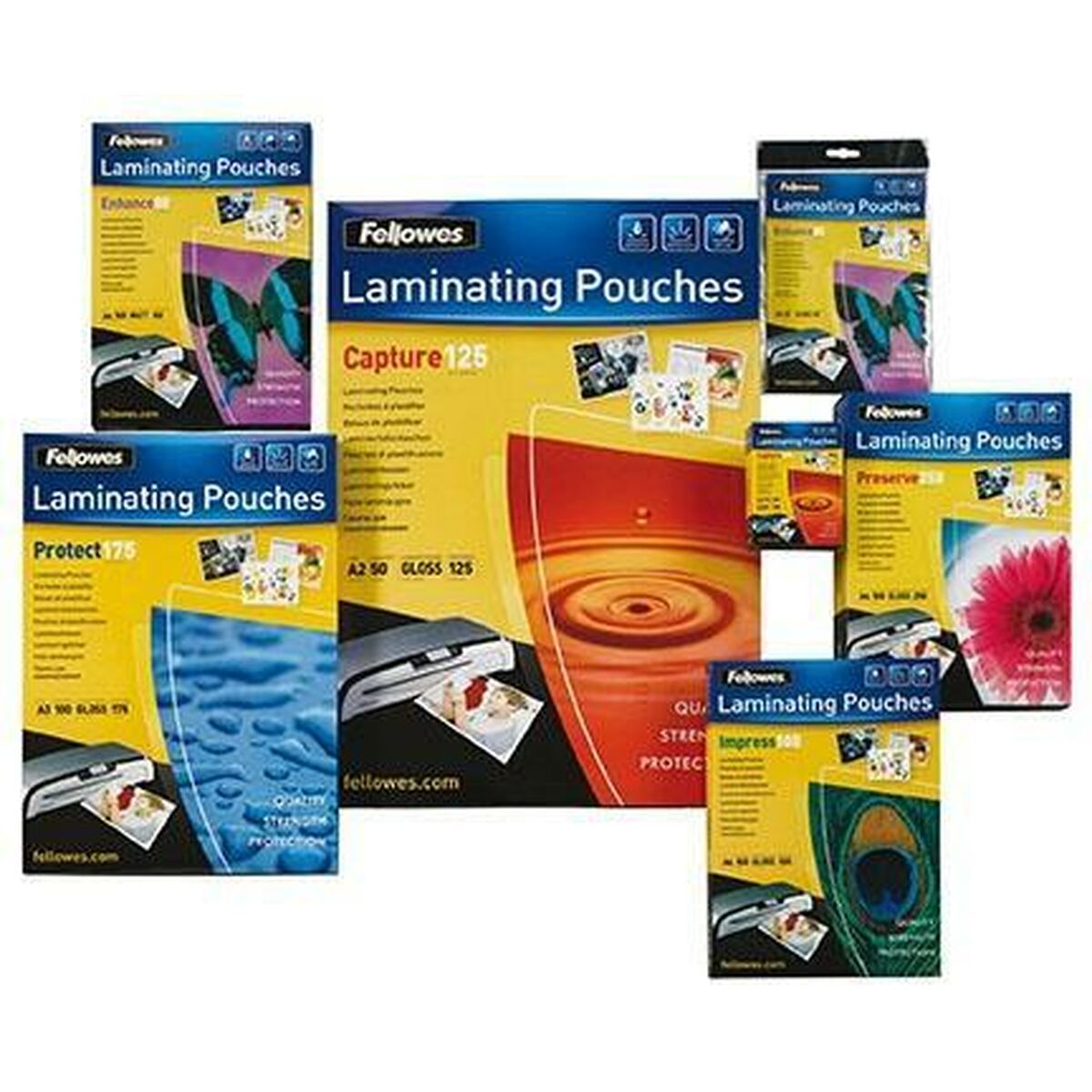 Laminator Fellowes 5397402 Transparent (10 antal) (100 antal) - 2