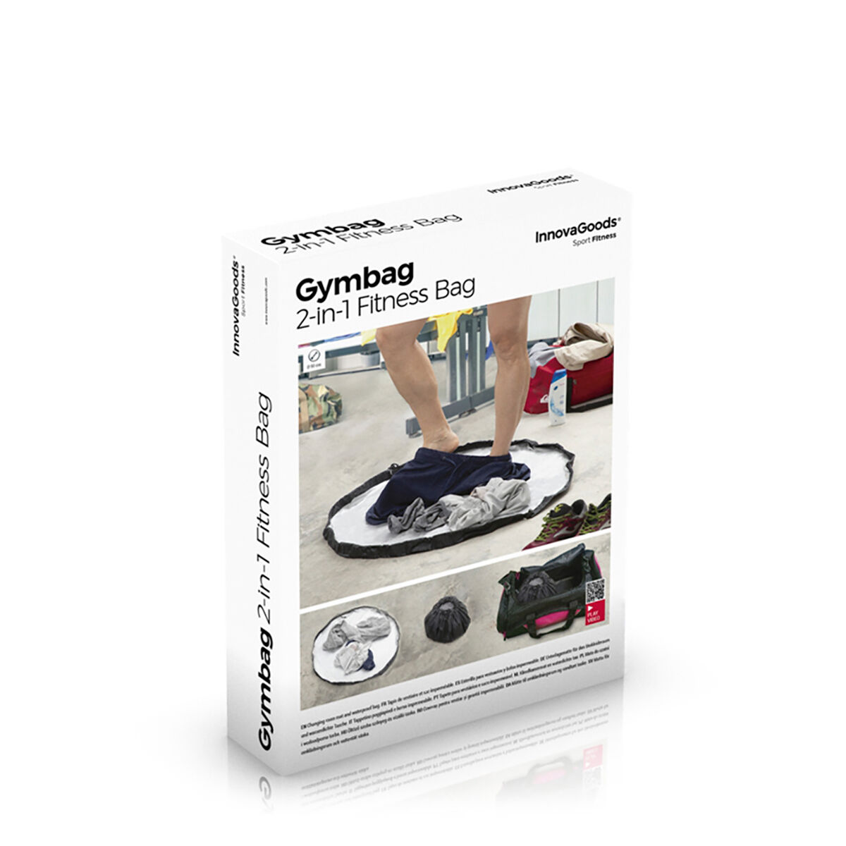 2 i 1-omklädningsmatta och vattentät väska Gymbag InnovaGoods - 14