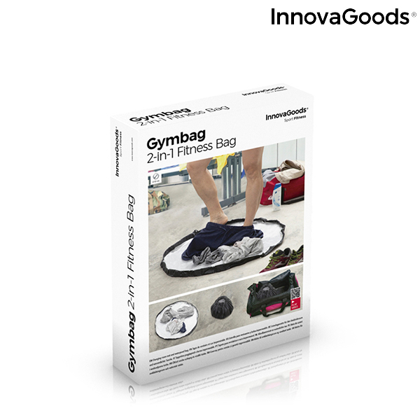 2 i 1-omklädningsmatta och vattentät väska Gymbag InnovaGoods - 2