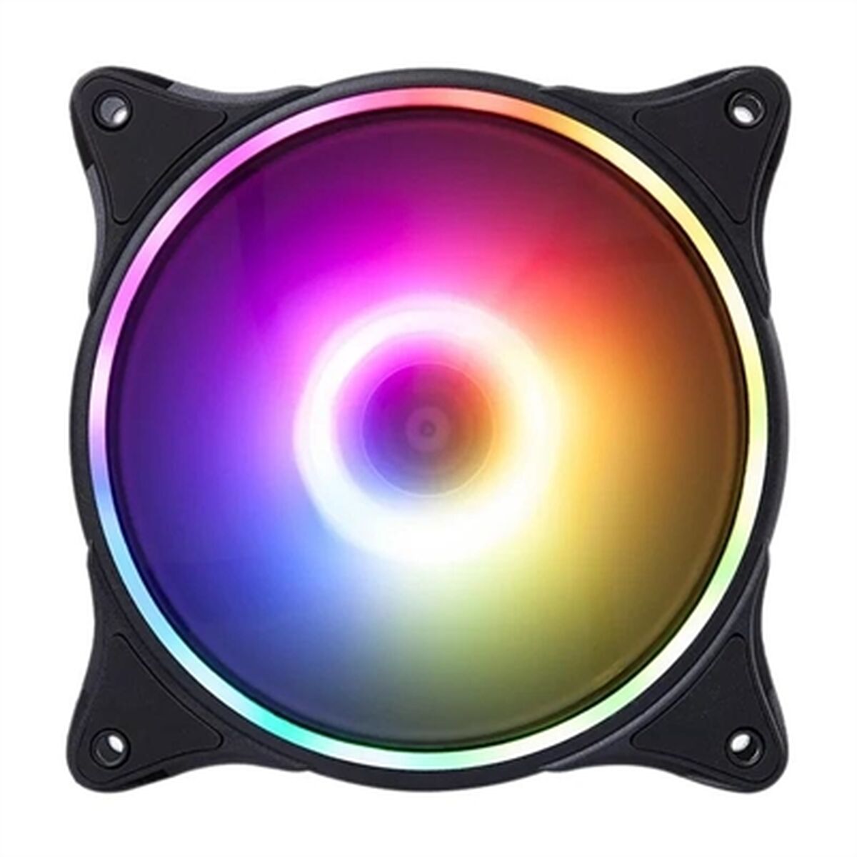 Lådfläkt Hiditec VGCH10008 ARGB Svart Ø 12 cm