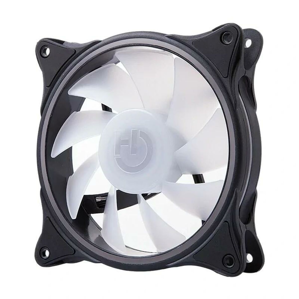 Lådfläkt Hiditec VGCH10008 ARGB Svart Ø 12 cm - 3