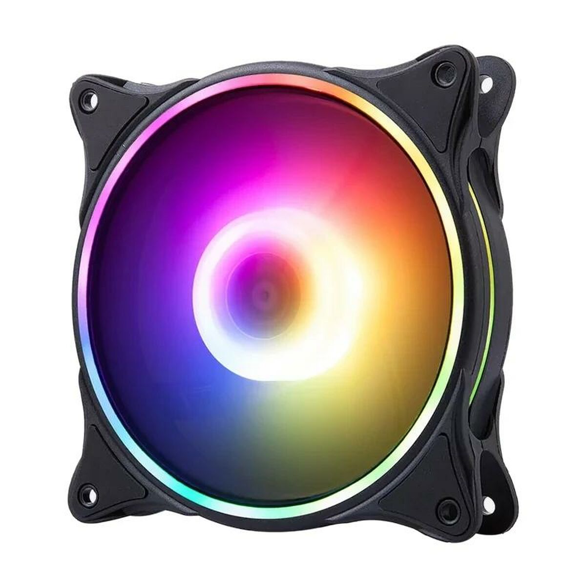 Lådfläkt Hiditec VGCH10008 ARGB Svart Ø 12 cm - 2